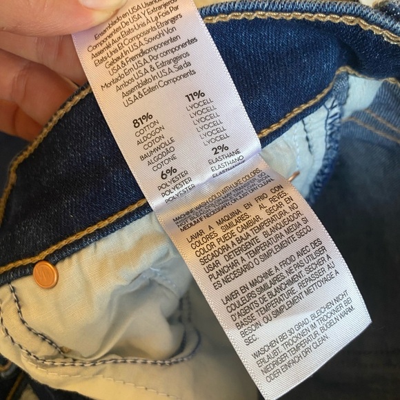 Mother Denim Women’s The Weekender Flare Jeans in Sweet Lime Size 25 - Picture 10 of 11